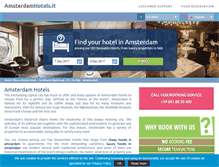 Tablet Screenshot of amsterdamhotels.it