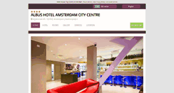 Desktop Screenshot of albushotelamsterdamcentre.amsterdamhotels.it