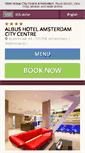 Mobile Screenshot of albushotelamsterdamcentre.amsterdamhotels.it